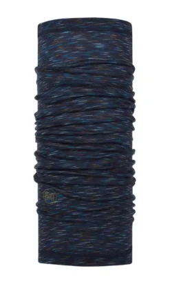 BUFF MERINO WOOL LIGHTWEIGHT DENIM MULTI STRIPES