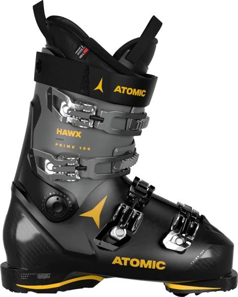 BUTY NARCIARSKIE ATOMIC HAWX PRIME 100 Black/Grey/Saffron 2023 1 BUTY NARCIARSKIE ATOMIC HAWX PRIME 100 Black/Grey/Saffron 2023