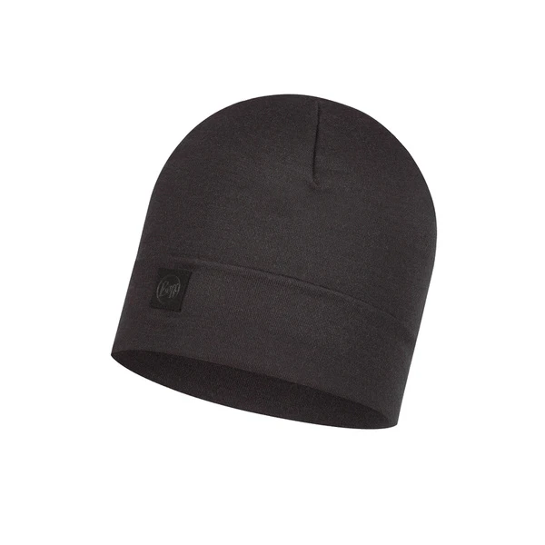 CZAPKA BUFF MERINO HEAVYWEIGHT HAT Solid Black 2023 1 CZAPKA BUFF MERINO HEAVYWEIGHT HAT Solid Black 2023