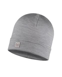 CZAPKA BUFF MERINO HEAVYWEIGHT HAT Solid Light Grey 2023
