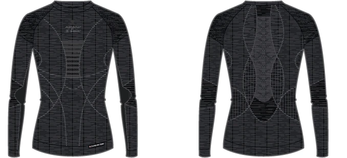 DAMSKA KOSZULKA TERMICZNA X-BIONIC APANI MERINO Black 2023 3 DAMSKA KOSZULKA TERMICZNA X-BIONIC APANI MERINO Black 2023 - obrazek 3