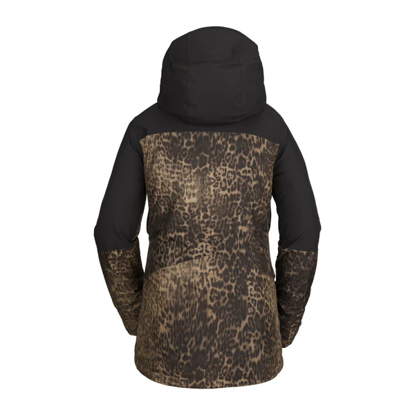 DAMSKA KURTKA SNOWBOARDOWA VOLCOM SHELTER 3D STRETCH Leopard 2022 2 DAMSKA KURTKA SNOWBOARDOWA VOLCOM SHELTER 3D STRETCH Leopard 2022 - obrazek 2