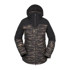 DAMSKA KURTKA SNOWBOARDOWA VOLCOM SHELTER 3D STRETCH Tiger Print 2023
