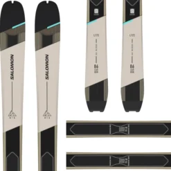 DAMSKIE NARTY SALOMON MTN 86 CARBON + SKINS MTN 86 2023