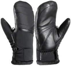 DAMSKIE RĘKAWICE NARCIARSKIE LEKI SNOWFOX 3D LADY MITT Black 2023