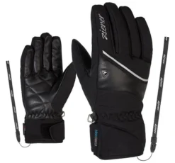 DAMSKIE RĘKAWICE NARCIARSKIE ZIENER KAIKA AS Black 2023