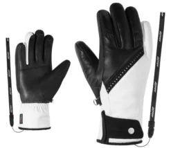 DAMSKIE RĘKAWICE NARCIARSKIE ZIENER KALMA GTX INF White/Black 2023