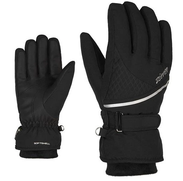 DAMSKIE RĘKAWICE NARCIARSKIE ZIENER KIANA GTX Black 2023 1 DAMSKIE RĘKAWICE NARCIARSKIE ZIENER KIANA GTX Black 2023