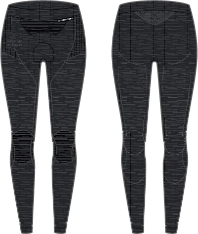 DAMSKIE SPODNIE TERMICZNE X-BIONIC APANI MERINO Black 2023 3 DAMSKIE SPODNIE TERMICZNE X-BIONIC APANI MERINO Black 2023 - obrazek 3