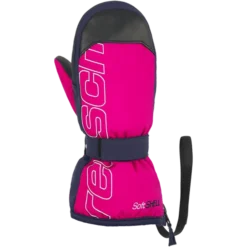 DZIECIĘCE RĘKAWICE NARCIARSKIE REUSCH BABYTECH Pink Glo/Dress Blue 49/85/423/3297