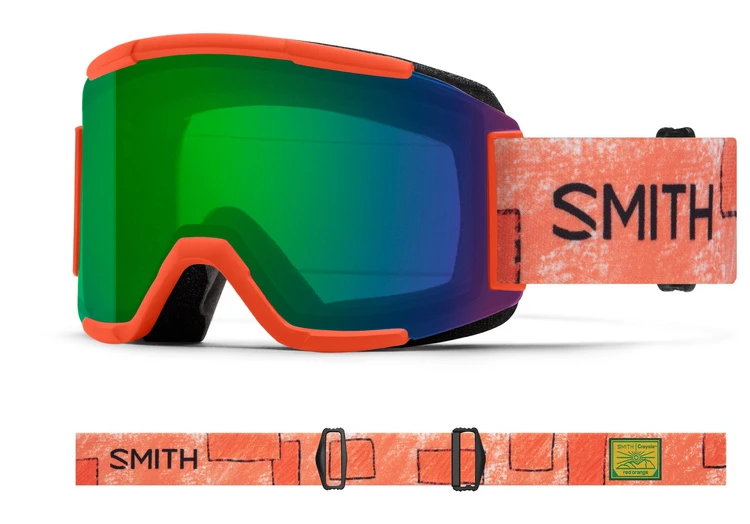 GOGLE SMITH SQUAD Crayola Red Orange/Everyday Green Mirror 2023 1 GOGLE SMITH SQUAD Crayola Red Orange/Everyday Green Mirror 2023