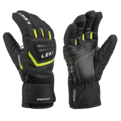 JUNIORSKIE RĘKAWICE NARCIARSKIE LEKI GRIFFIN S JUNIOR Black/Yellow 2023
