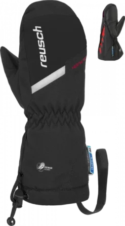 JUNIORSKIE RĘKAWICE NARCIARSKIE REUSCH Emmet Down R-TEX XT Mitten Black