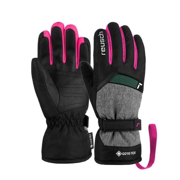 JUNIORSKIE RĘKAWICE NARCIARSKIE REUSCH FLASH GTX® Black/Pink 2023 2 JUNIORSKIE RĘKAWICE NARCIARSKIE REUSCH FLASH GTX® Black/Pink 2023 - obrazek 2