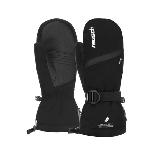 JUNIORSKIE RĘKAWICE NARCIARSKIE REUSCH KITO R-TEX MITTEN Black 2023 2 JUNIORSKIE RĘKAWICE NARCIARSKIE REUSCH KITO R-TEX MITTEN Black 2023 - obrazek 2