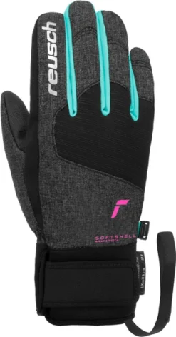 JUNIORSKIE RĘKAWICE NARCIARSKIE REUSCH SIMON R-TEX® XT Black Melange 2023