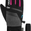 JUNIORSKIE RĘKAWICE NARCIARSKIE REUSCH TRAVIS GTX® Black/Pink 2023