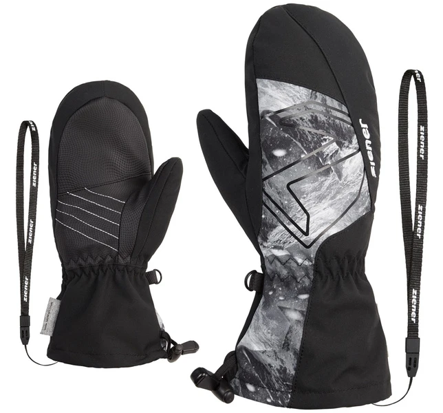 JUNIORSKIE RĘKAWICE NARCIARSKIE ZIENER LAVALINO AS MITTEN Black/Grey 2023 1 JUNIORSKIE RĘKAWICE NARCIARSKIE ZIENER LAVALINO AS MITTEN Black/Grey 2023