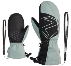 JUNIORSKIE RĘKAWICE NARCIARSKIE ZIENER LAVALINO AS MITTEN Gray 2023