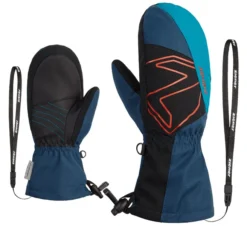 JUNIORSKIE RĘKAWICE NARCIARSKIE ZIENER LAVALINO AS MITTEN Hale Navy 2023