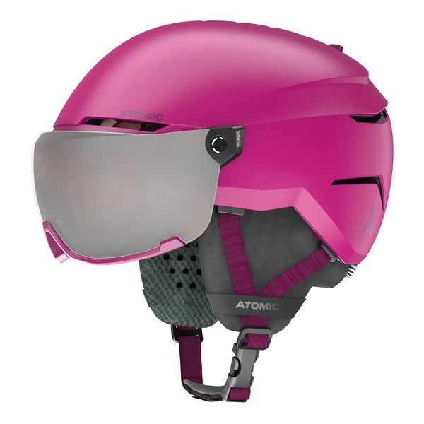 KASK NARCIARSKI DZIECIĘCY ATOMIC SAVOR VISOR Pink 2022 1 KASK NARCIARSKI DZIECIĘCY ATOMIC SAVOR VISOR Pink 2022