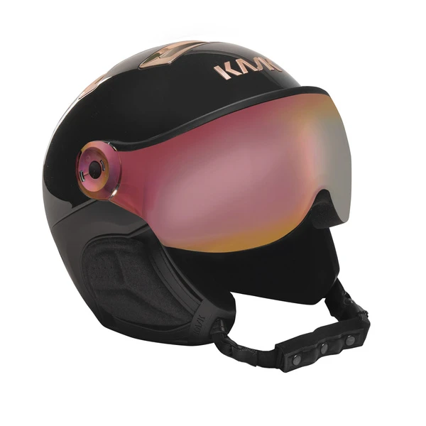 KASK NARCIARSKI KASK CHROME VISOR Black/Pink Gold - Pink Gold Mirror 2023 1 KASK NARCIARSKI KASK CHROME VISOR Black/Pink Gold - Pink Gold Mirror 2023