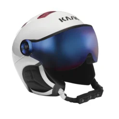 KASK NARCIARSKI KASK CHROME VISOR White/Rainbow - Iridium Mirror 2023