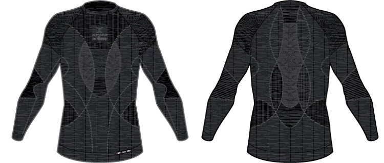 MĘSKA KOSZULKA TERMICZNA X-BIONIC APANI MERINO 4.0 Black 2023 3 MĘSKA KOSZULKA TERMICZNA X-BIONIC APANI MERINO 4.0 Black 2023 - obrazek 3