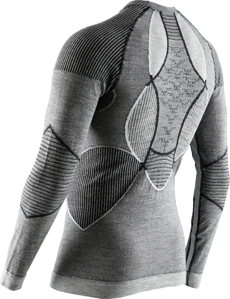 MĘSKA KOSZULKA TERMICZNA X-BIONIC APANI MERINO 4.0 Black/Grey 2023 2 MĘSKA KOSZULKA TERMICZNA X-BIONIC APANI MERINO 4.0 Black/Grey 2023 - obrazek 2