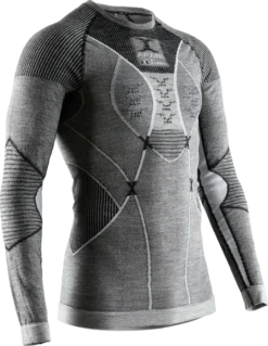 MĘSKA KOSZULKA TERMICZNA X-BIONIC APANI MERINO 4.0 Black/Grey 2023