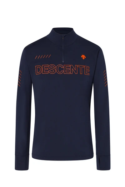 MĘSKI GOLF BLUZA DESCENTE 1/4 ZIP Dark Navy 2023 1 MĘSKI GOLF BLUZA DESCENTE 1/4 ZIP Dark Navy 2023