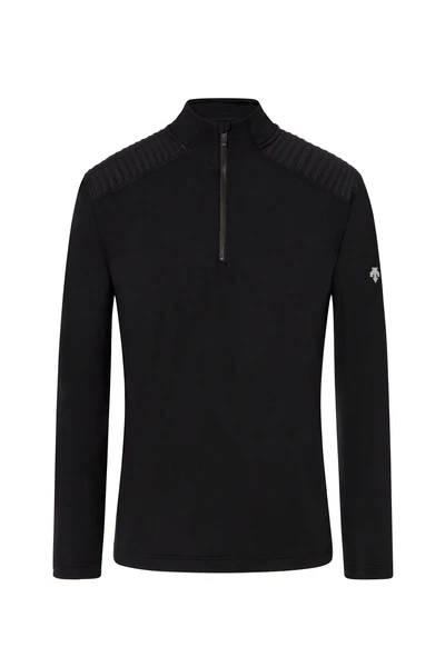MĘSKI GOLF BLUZA DESCENTE PICCARD Black 2023 1 MĘSKI GOLF BLUZA DESCENTE PICCARD Black 2023