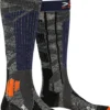 MĘSKIE SKARPETY NARCIARSKIE X-SOCKS SKI RIDER 4.0 Stone Grey/Melange Blue 2023
