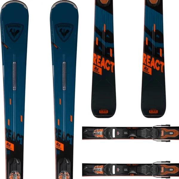 NARTY ROSSIGNOL REACT 6 CA + XP11 2023 1 NARTY ROSSIGNOL REACT 6 CA + XP11 2023