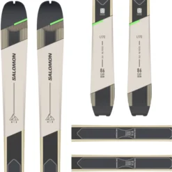 NARTY SALOMON MTN 86 CARBON + SKINS MTN 86 2023