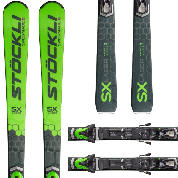 NARTY STOCKLI LASER SX + Salomon SRT 12 2022 1 NARTY STOCKLI LASER SX + Salomon SRT 12 2022