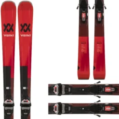 NARTY VOLKL DEACON 80 + Marker LOWRIDE XL 13 FR DEMO GW Black/Red 2023