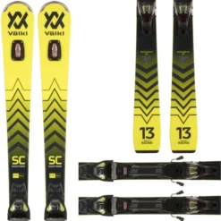 NARTY VOLKL RACETIGER SC Yellow + Marker VMOTION 11 GW 2023