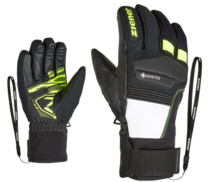 RĘKAWICE NARCIARSKIE ZIENER GIL GTX Gore Black/Poison Yellow 2023 1 RĘKAWICE NARCIARSKIE ZIENER GIL GTX Gore Black/Poison Yellow 2023