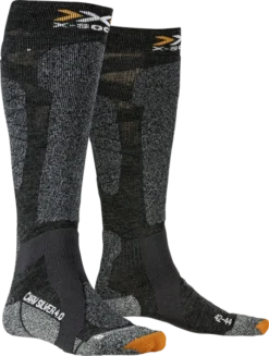 SKARPETY NARCIARSKIE X-SOCKS CARVE SILVER 4.0 Anthracite/Black 2023