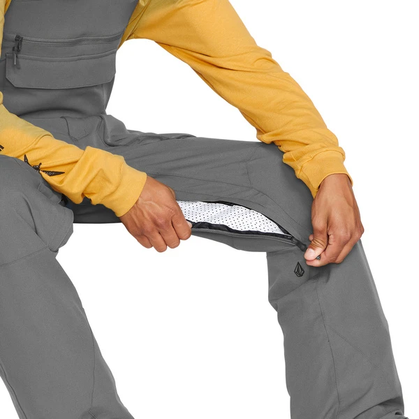 SPODNIE SNOWBOARDOWE VOLCOM ROAN BIB OVERALL Dark Grey 2023 5 SPODNIE SNOWBOARDOWE VOLCOM ROAN BIB OVERALL Dark Grey 2023 - obrazek 5